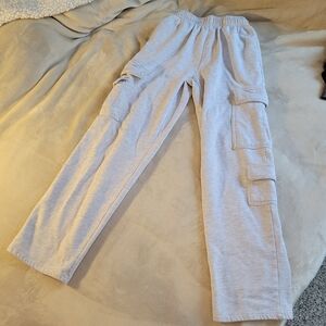 Garage Light Gray Wide Leg Pants